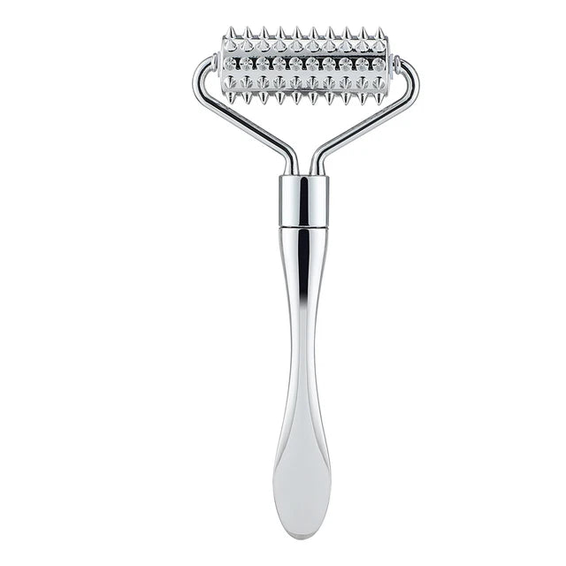 Stainless Steel Face Roller Massage Tool for Neck Facial Care