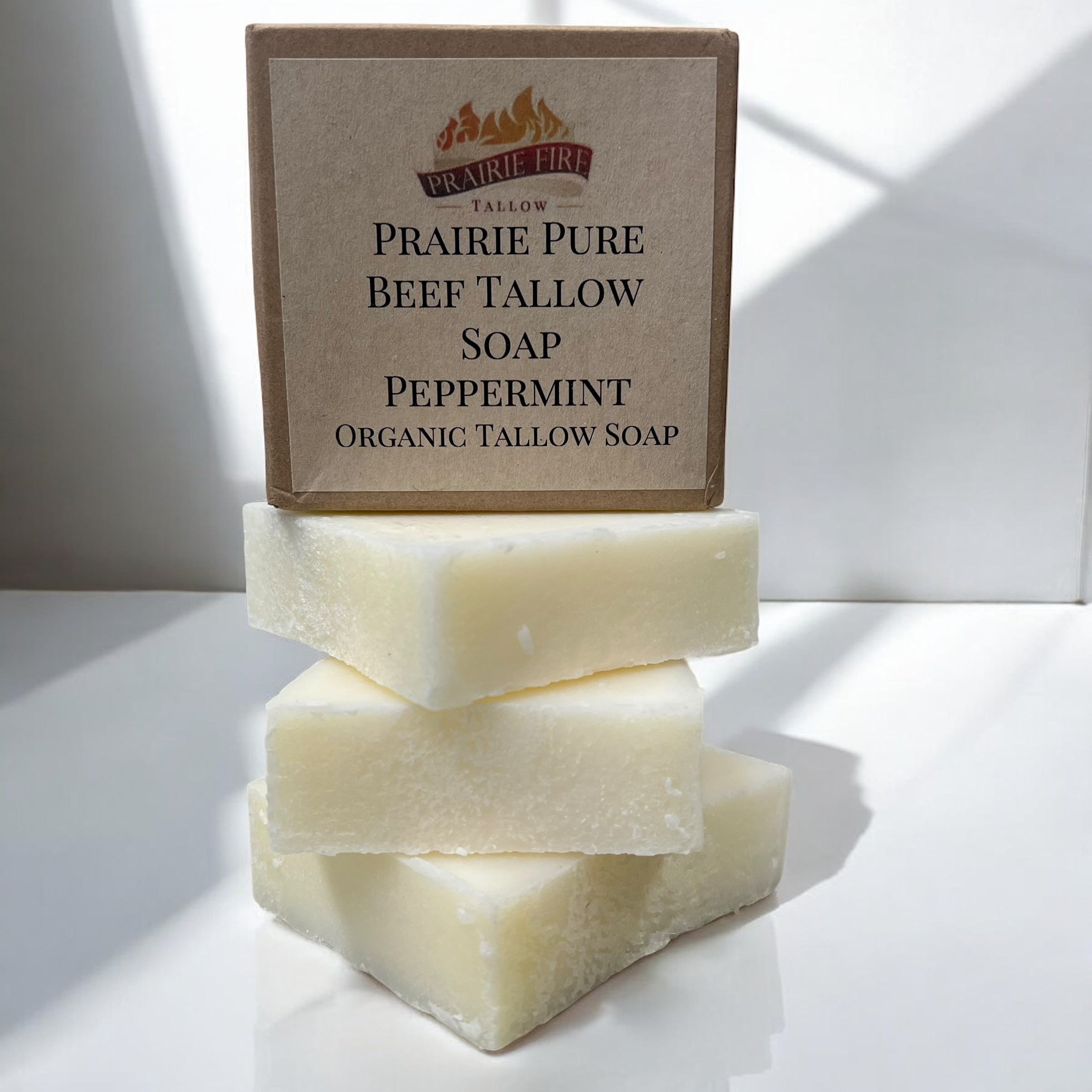 Grass Fed Beef Tallow Soap Bar 3 Pack Fragrance Free