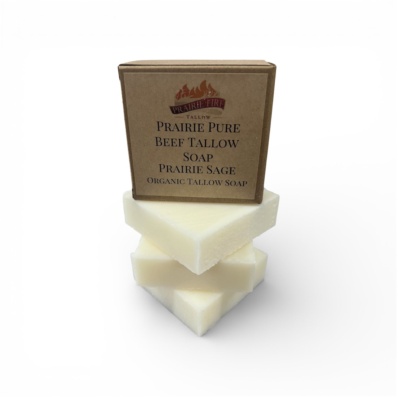 Grass Fed Beef Tallow Soap Bar 3 Pack Fragrance Free