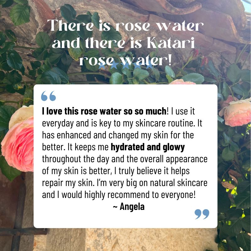 Rose Water Toner Hydrating Facial Mist for Refreshing Skin