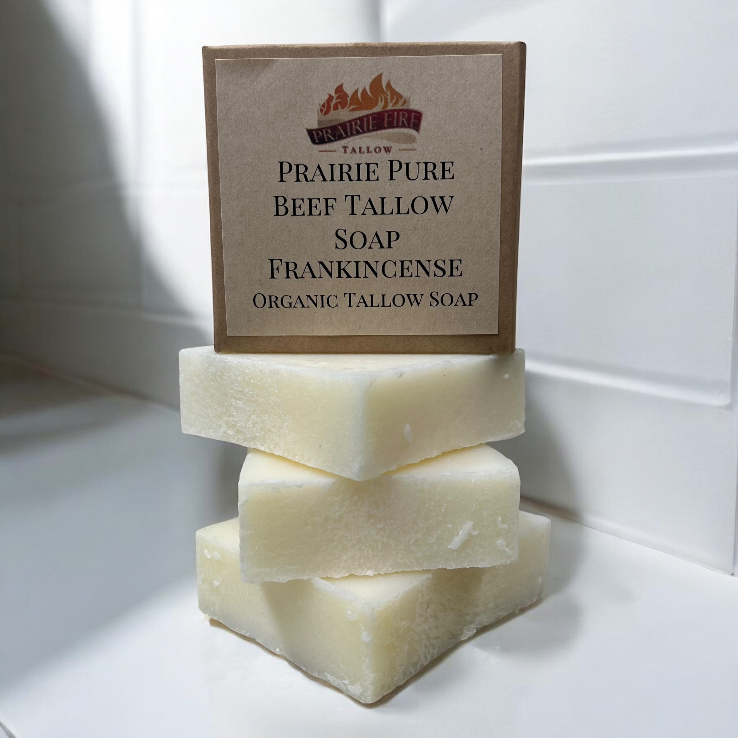Grass Fed Beef Tallow Soap Bar 3 Pack Fragrance Free