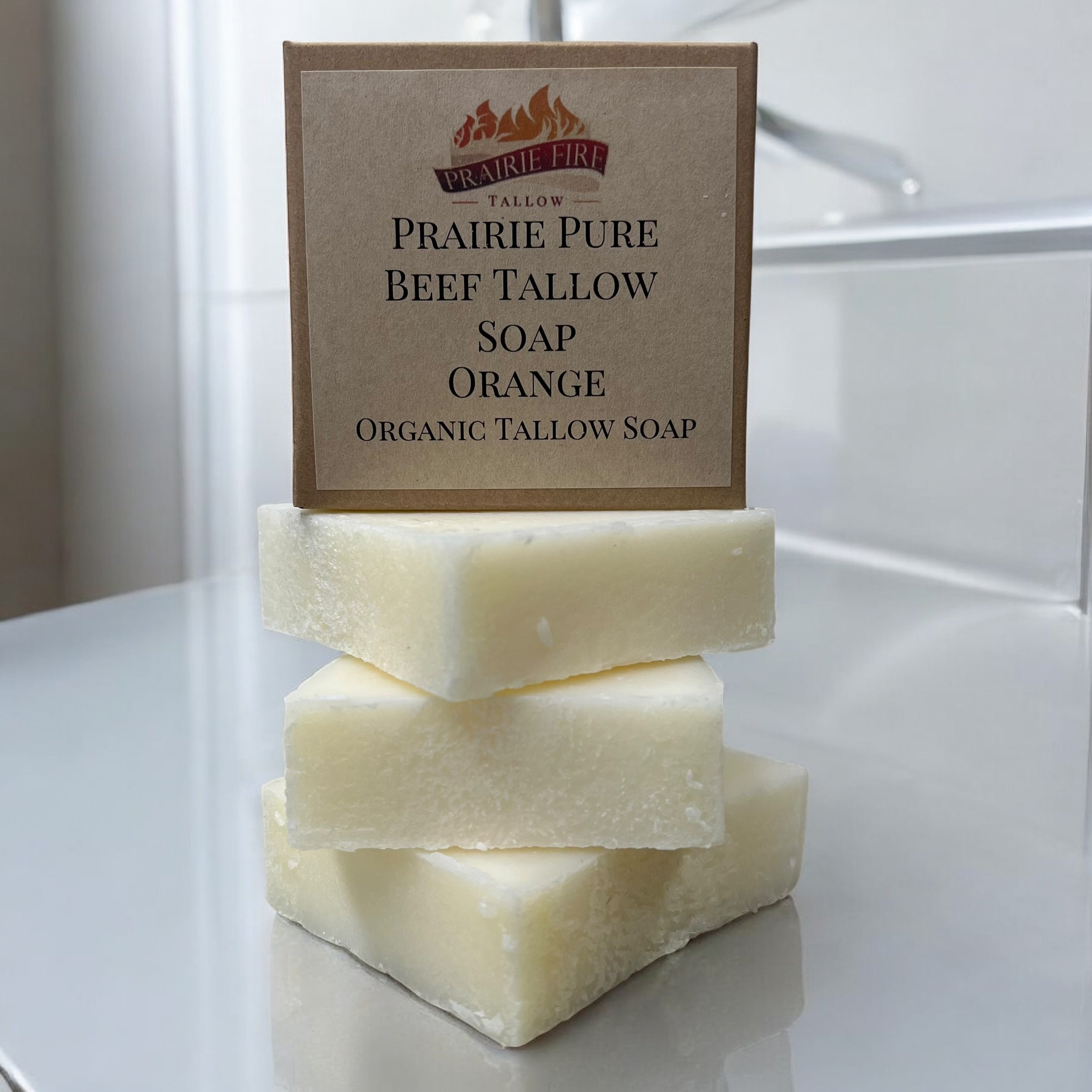 Grass Fed Beef Tallow Soap Bar 3 Pack Fragrance Free