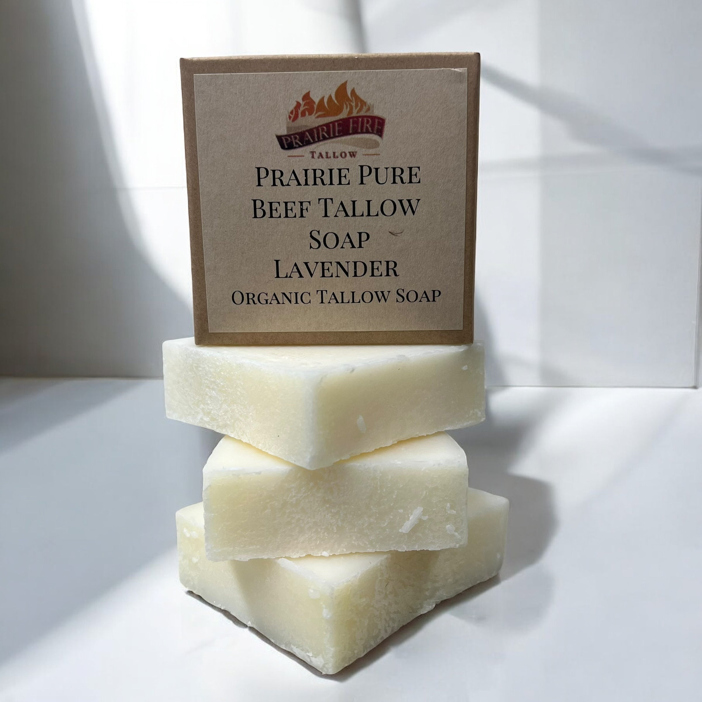 Grass Fed Beef Tallow Soap Bar 3 Pack Fragrance Free