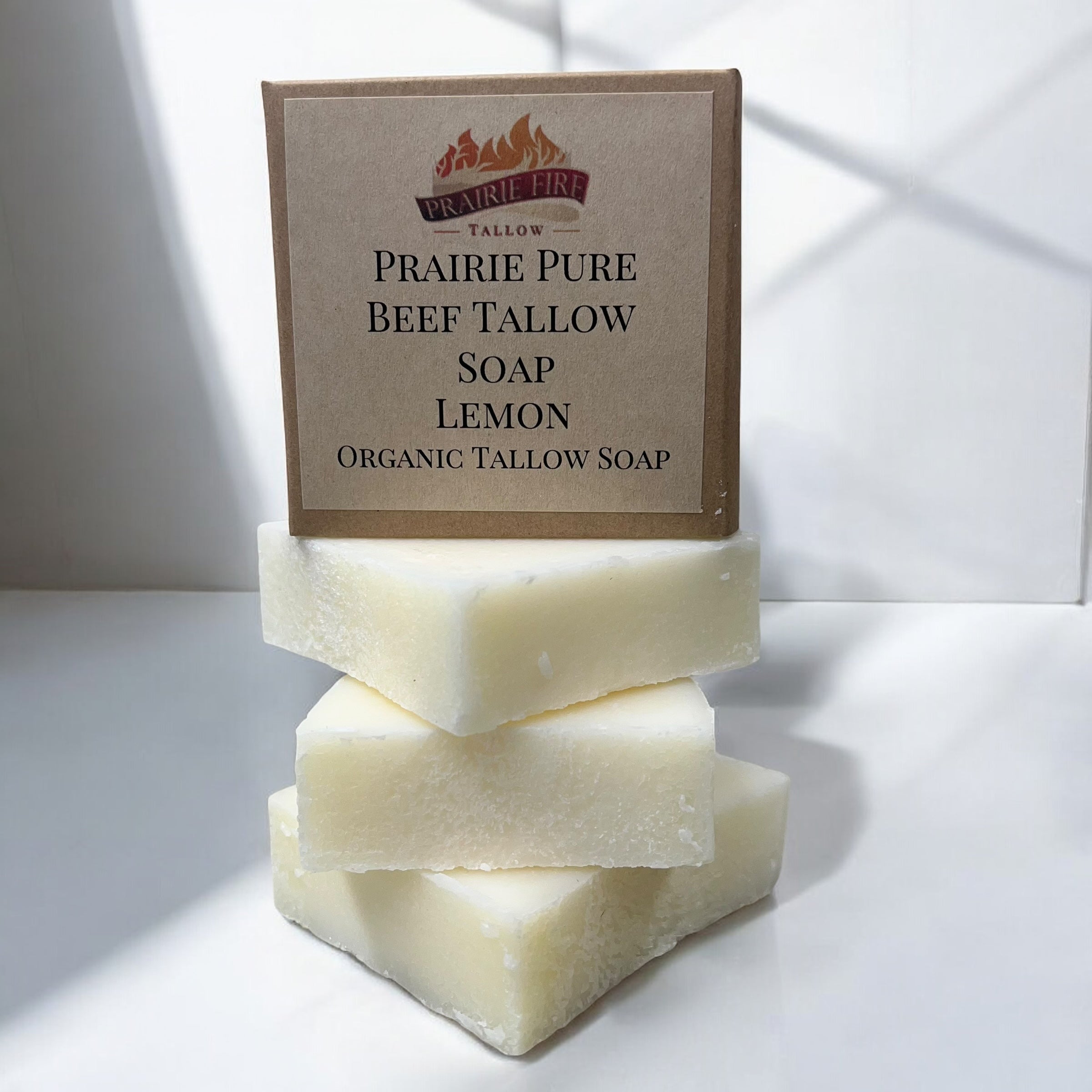Grass Fed Beef Tallow Soap Bar 3 Pack Fragrance Free