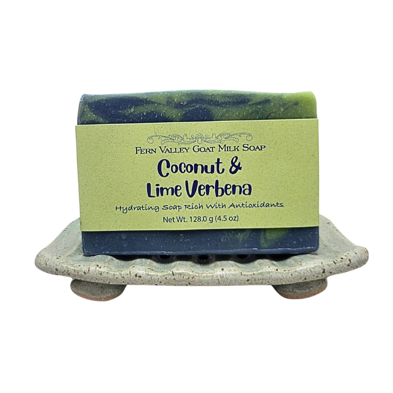 Handmade Goat Milk Soap Tropical Coconut Lime Verbena