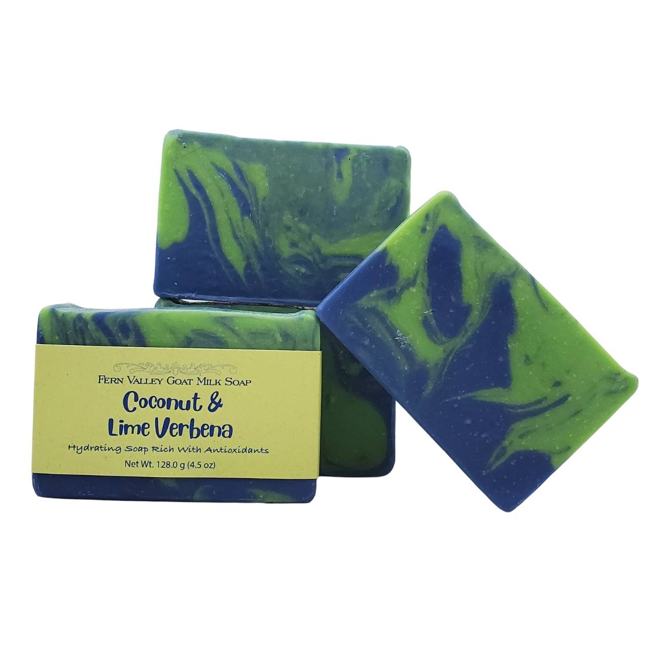 Handmade Goat Milk Soap Tropical Coconut Lime Verbena