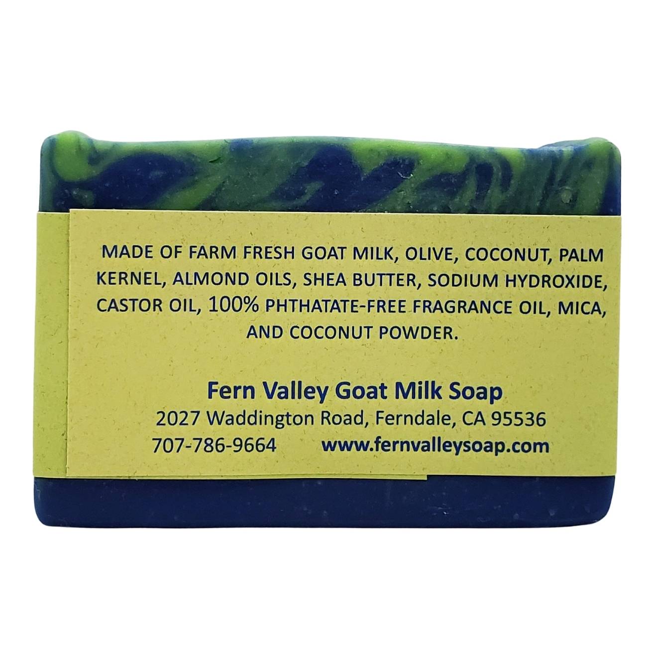 Handmade Goat Milk Soap Tropical Coconut Lime Verbena