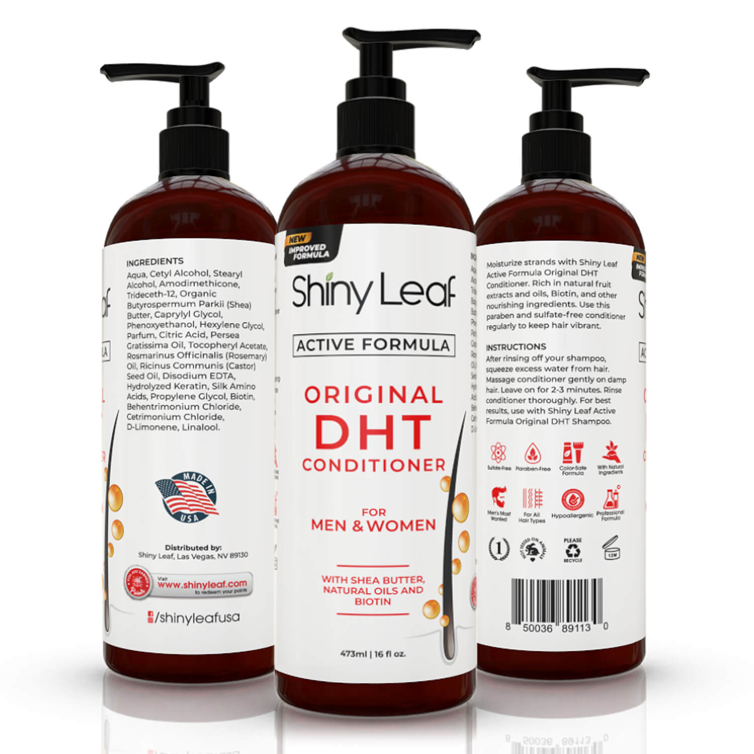 Blocker Anti Hair Loss Shampoo Conditioner Set with Biotin