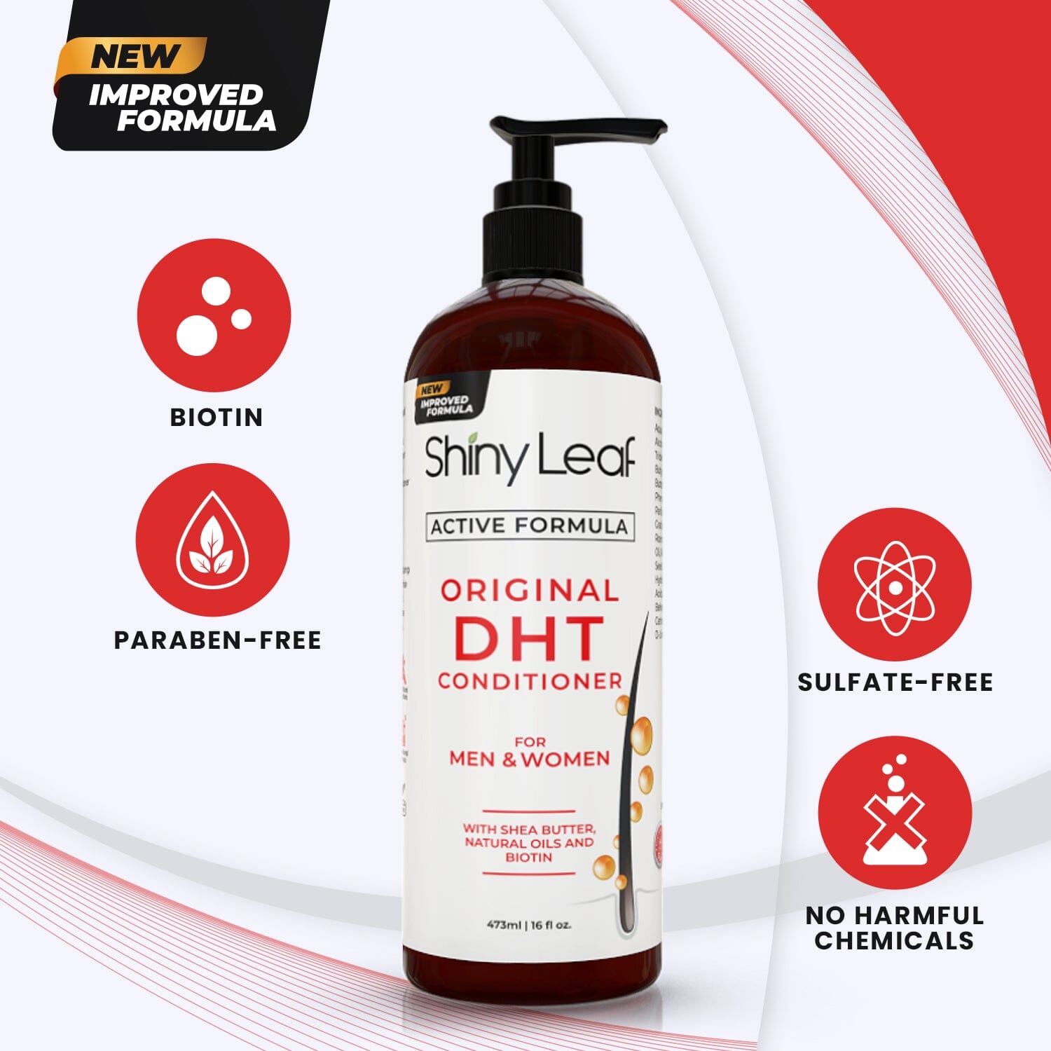 Blocker Anti Hair Loss Shampoo Conditioner Set with Biotin