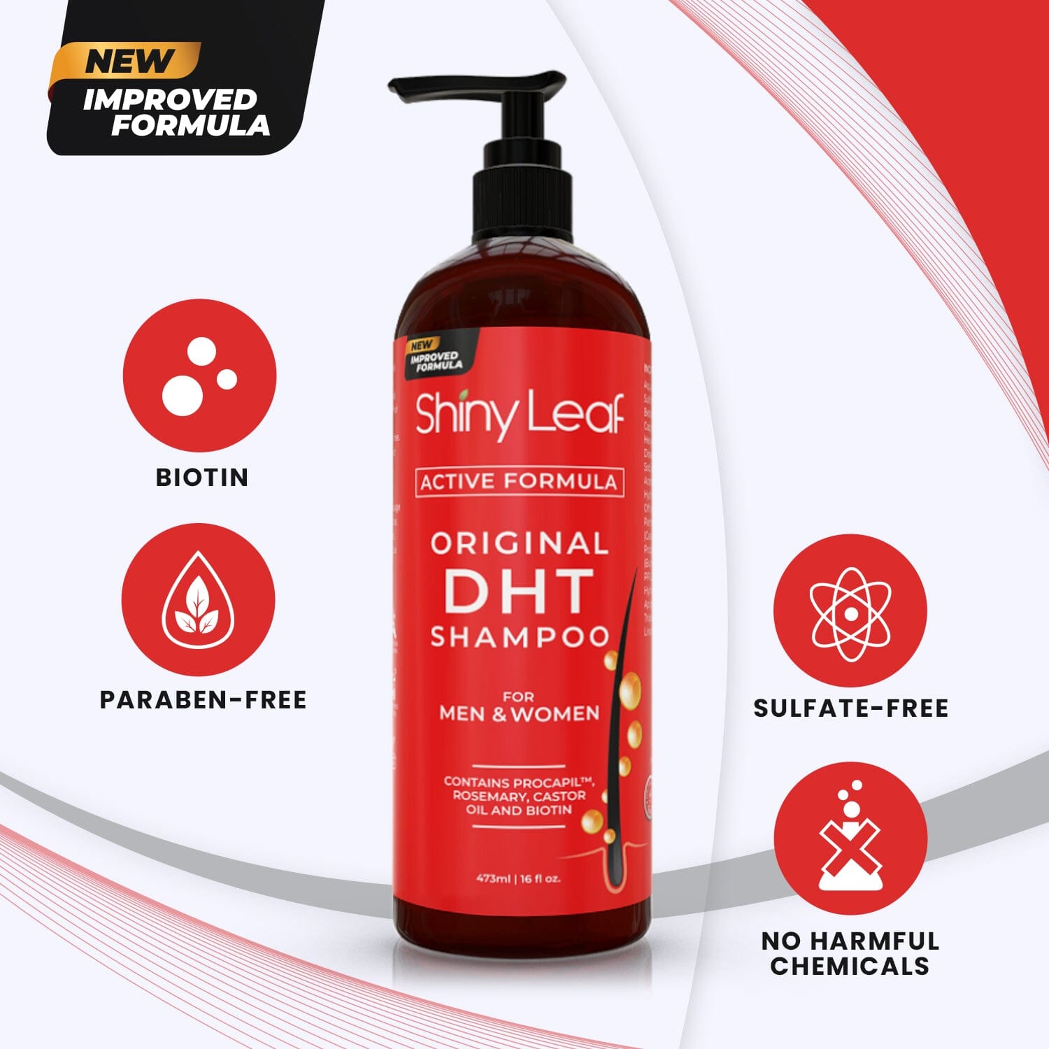 Blocker Anti Hair Loss Shampoo Conditioner Set with Biotin