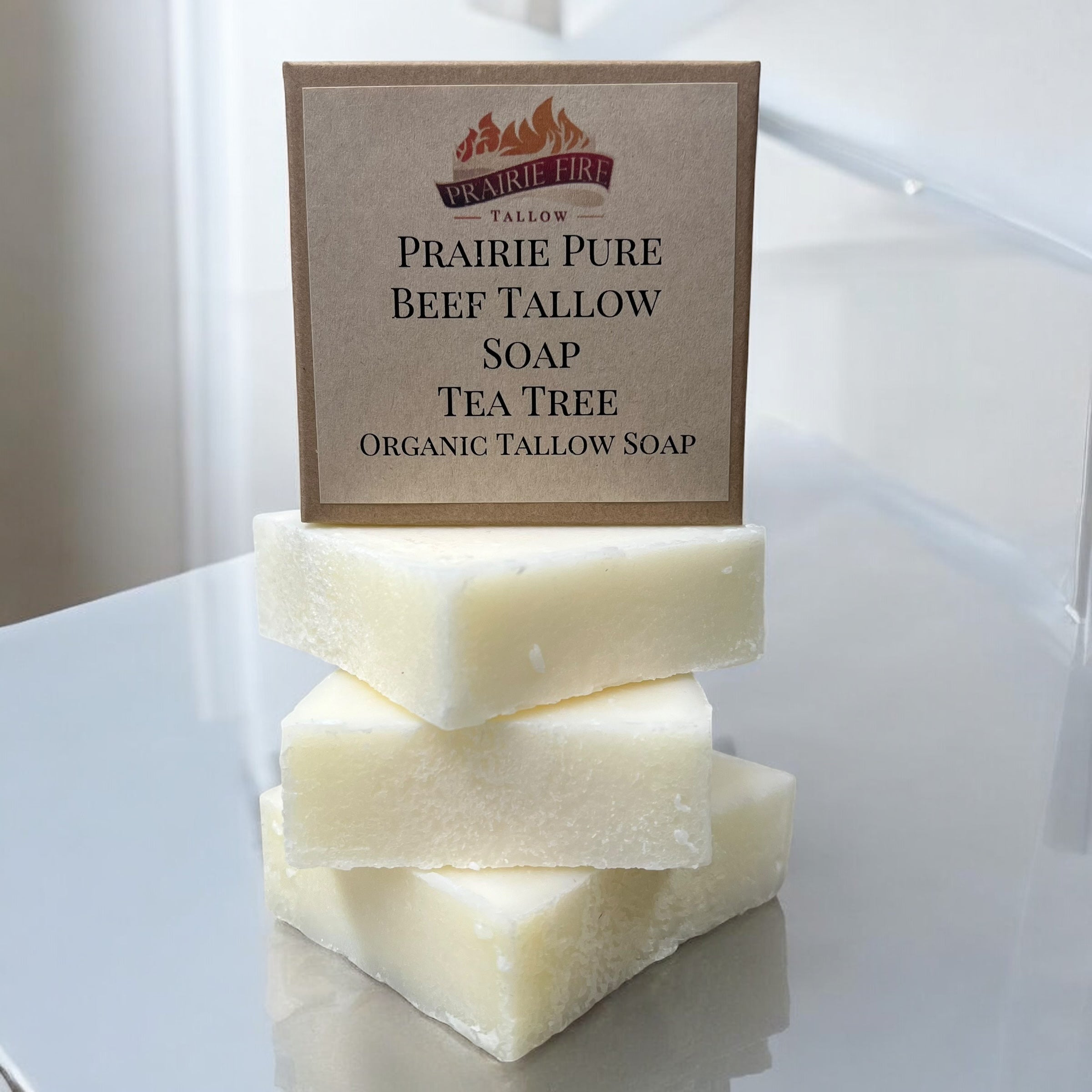 Grass Fed Beef Tallow Soap Bar 3 Pack Fragrance Free