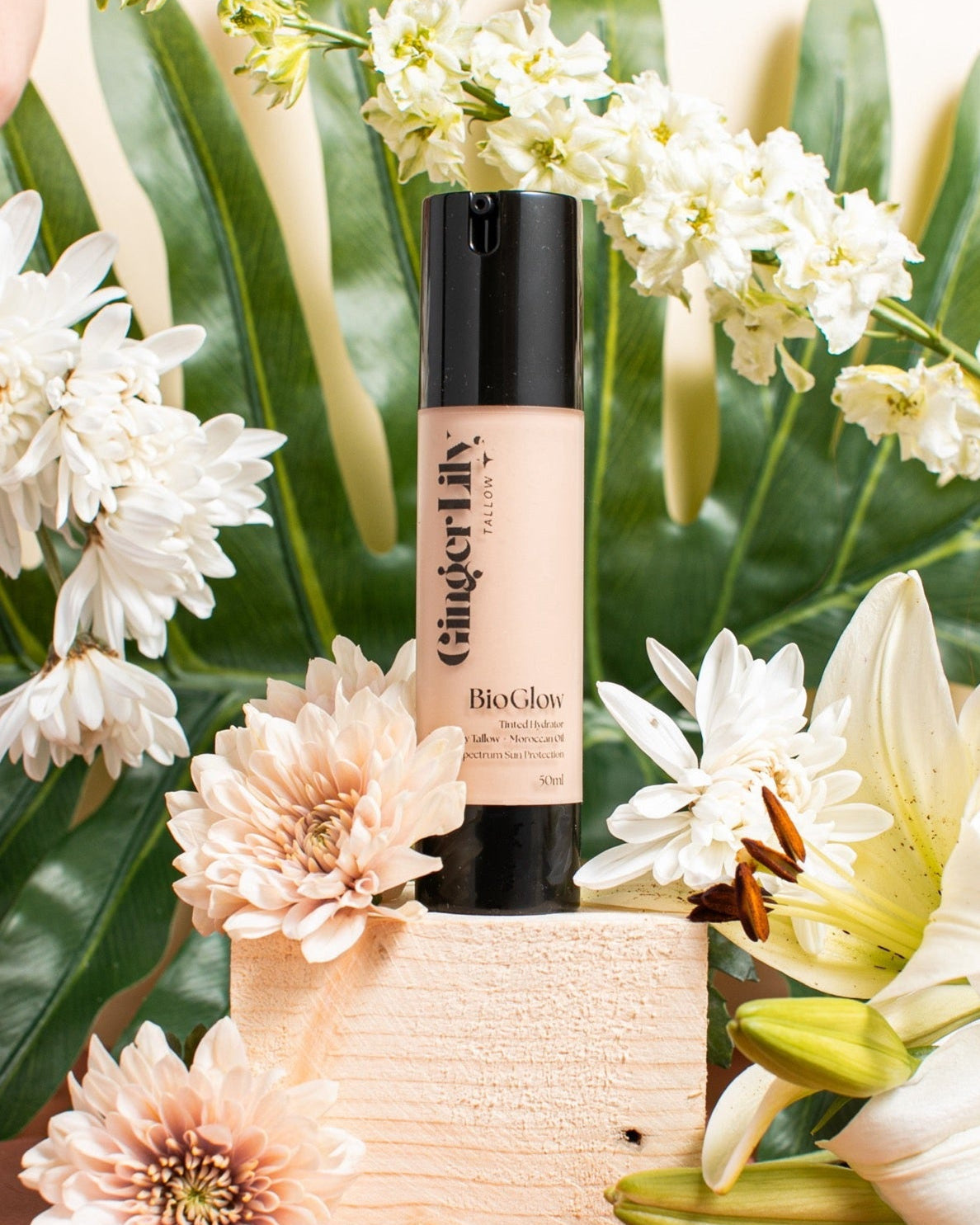 Tinted Moisturizer with Tallow + Moroccan Oil