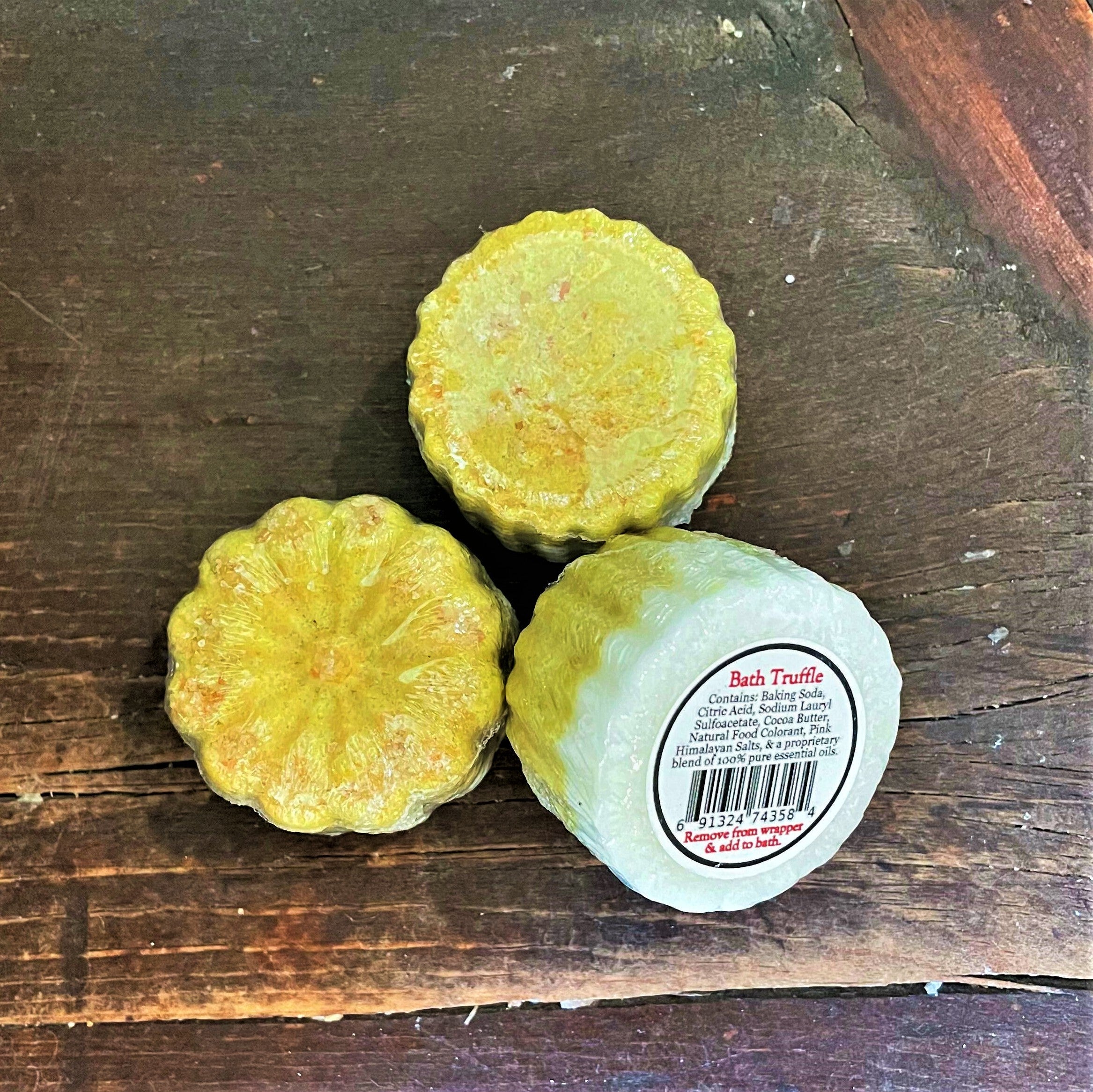 All Natural Bath Truffles Mini Bubble Bath Bombs