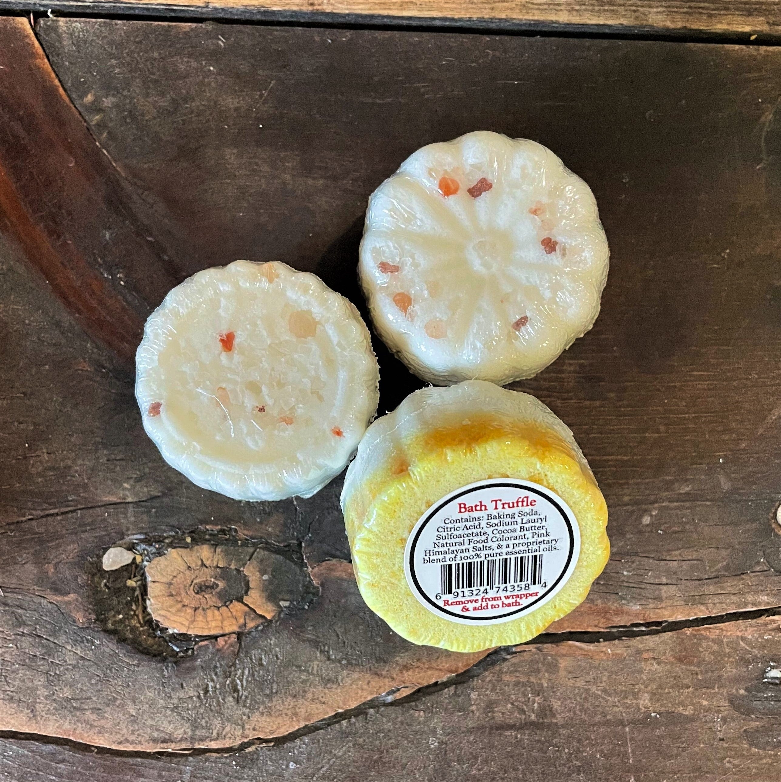 All Natural Bath Truffles Mini Bubble Bath Bombs