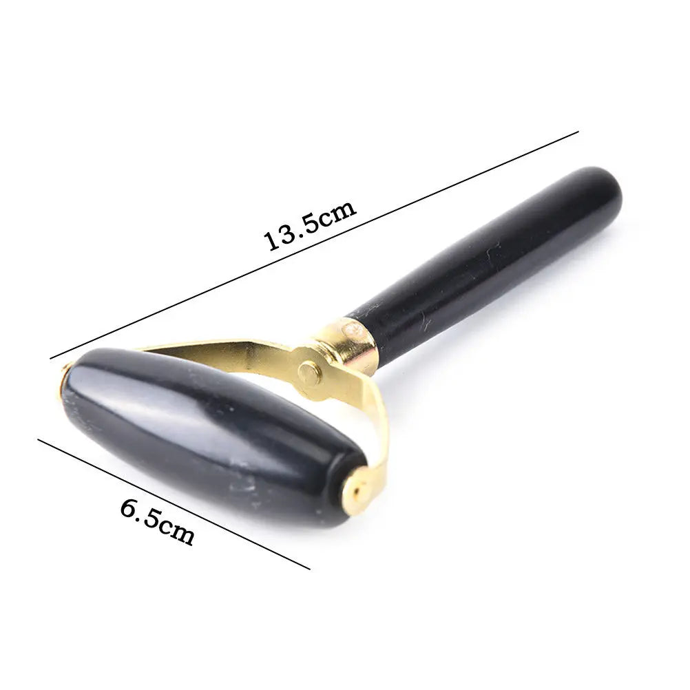 Natural Obsidian Quartz Face Massage Roller Anti Wrinkle Tool