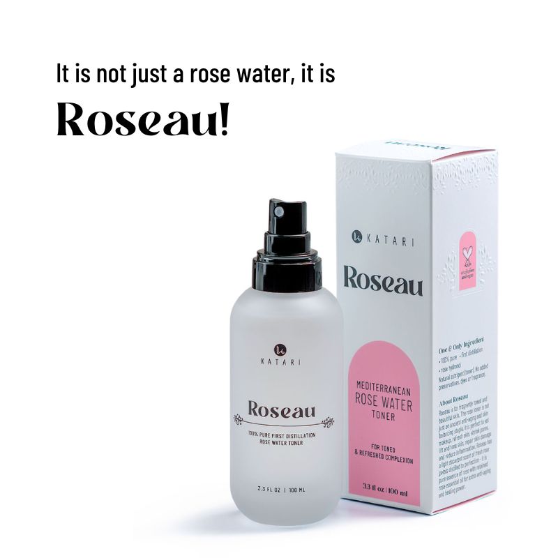 Rose Water Toner Hydrating Facial Mist for Refreshing Skin