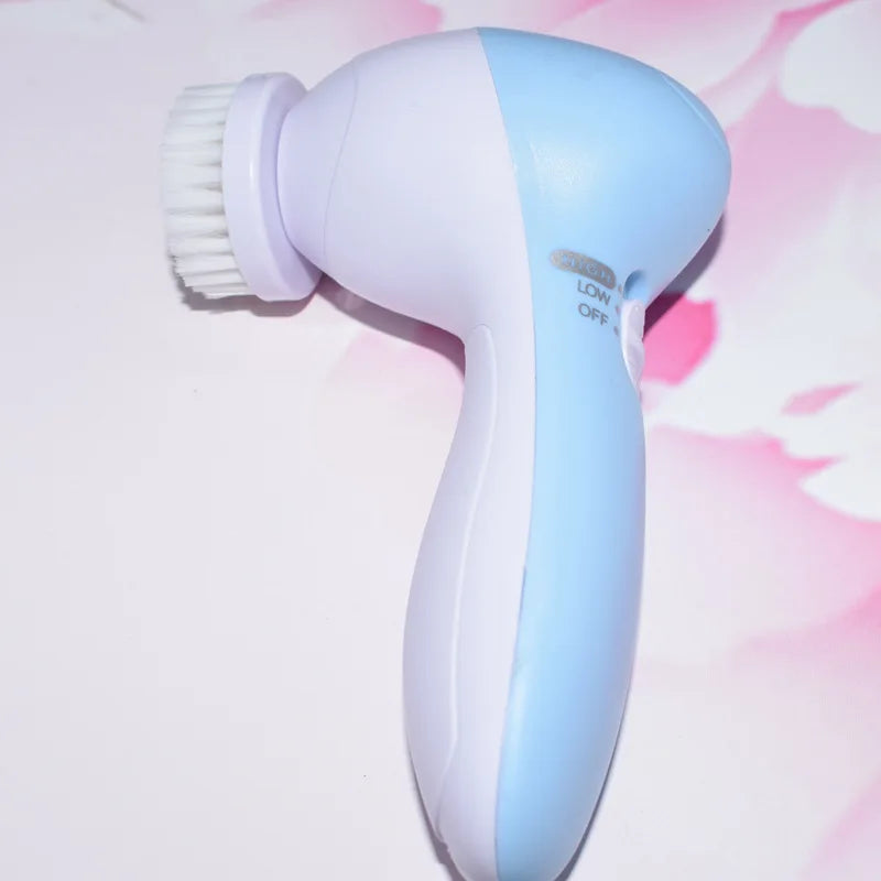 Electric Facial Cleaner 5 in 1 Face Cleansing Brush