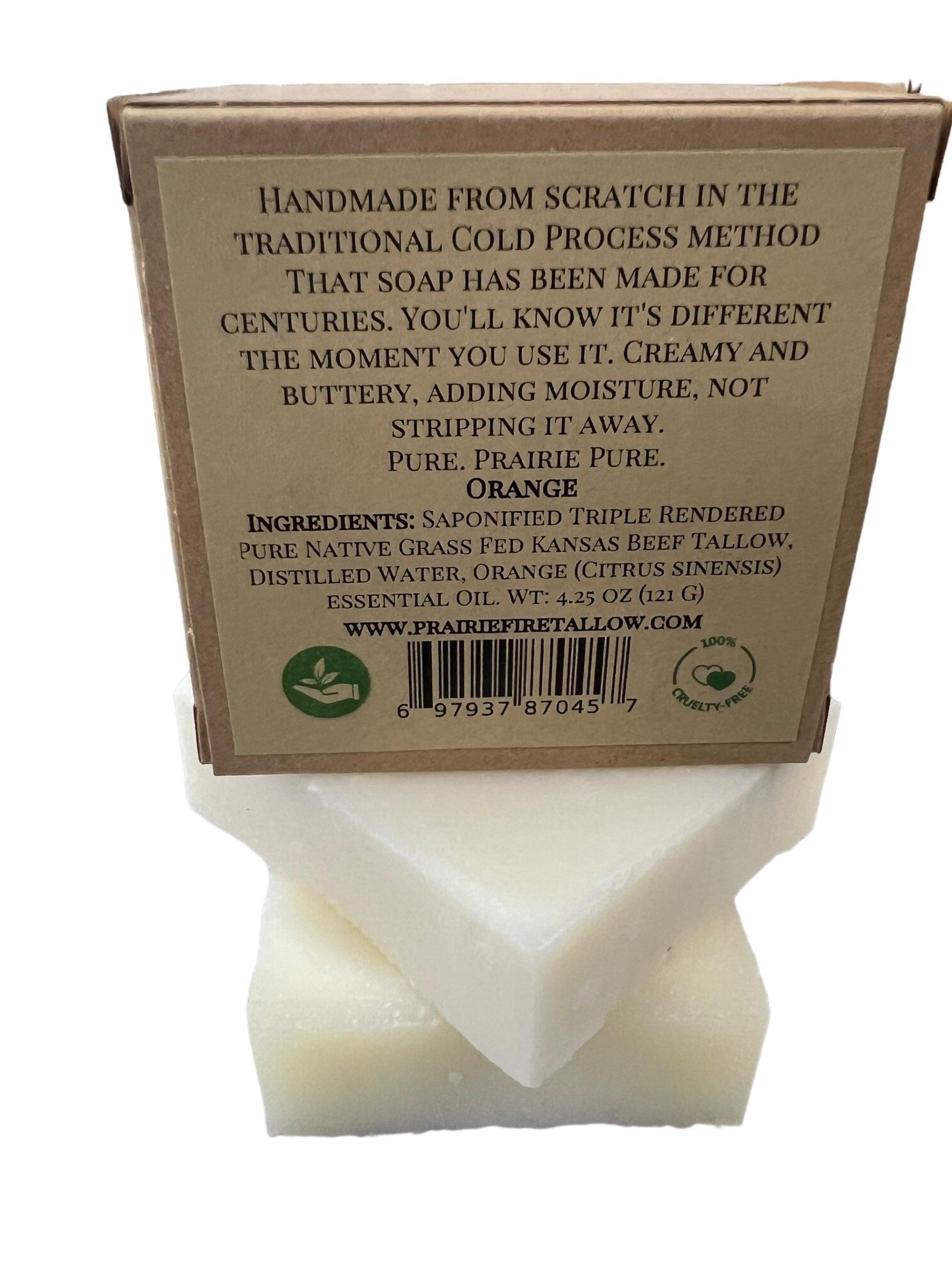 Grass Fed Beef Tallow Soap Bar 3 Pack Fragrance Free