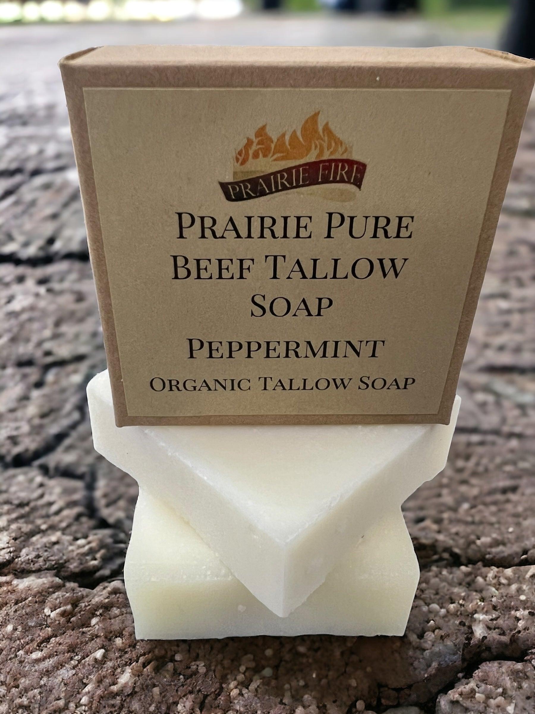 Grass Fed Beef Tallow Soap Bar 3 Pack Fragrance Free