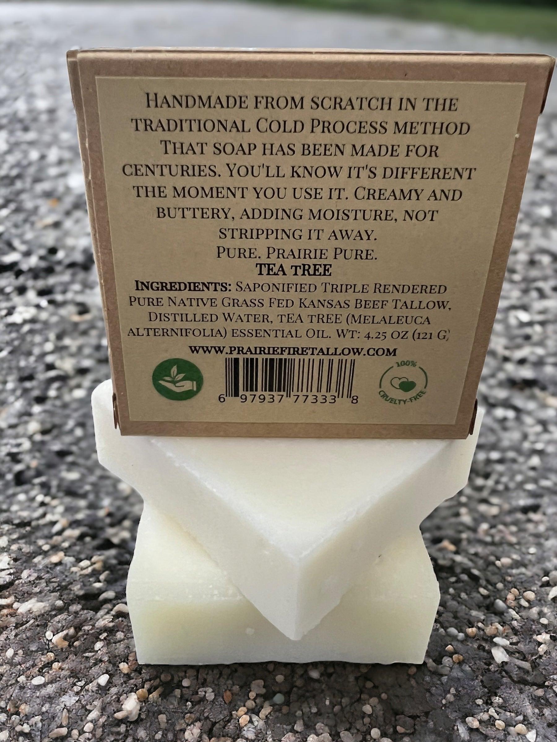 Grass Fed Beef Tallow Soap Bar 3 Pack Fragrance Free