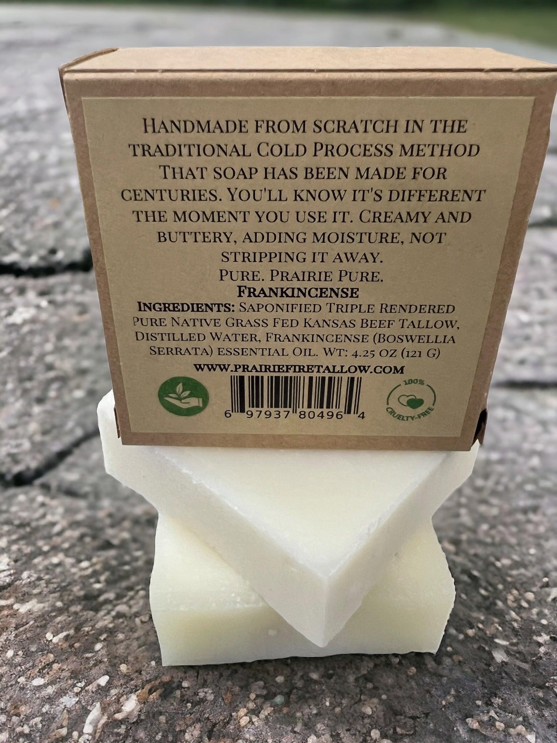 Grass Fed Beef Tallow Soap Bar 3 Pack Fragrance Free
