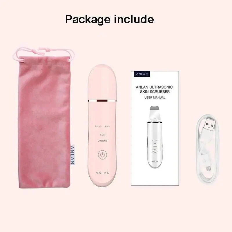 Ultrasonic Skin Scrubber Pen Face Cleansing Dead Skin Remover